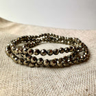 Pyrit armbånd facet