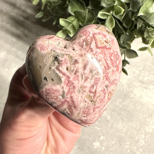 Rhodocrosit hjerte | eksklusiv kvalitet