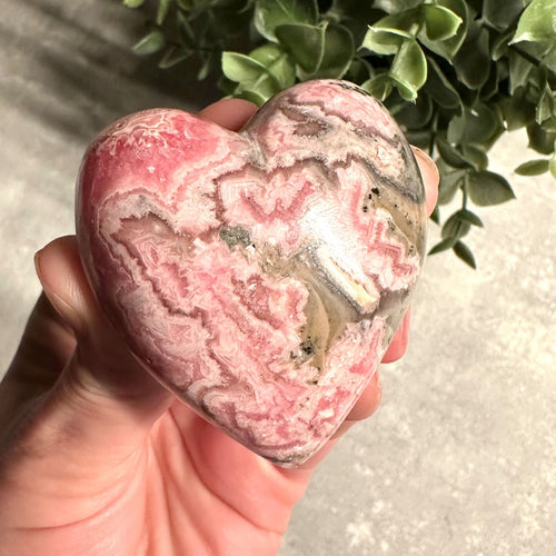 Rhodocrosit hjerte | eksklusiv kvalitet