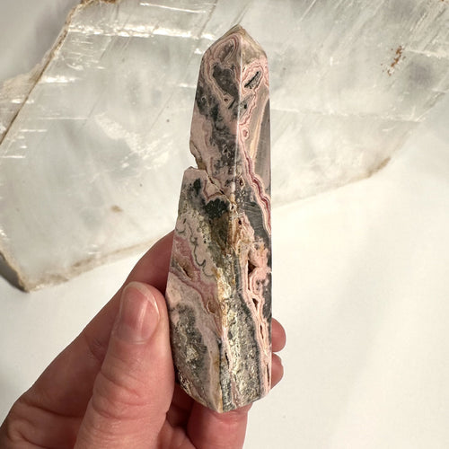 Rhodocrosit obelisk | eksklusiv kvalitet