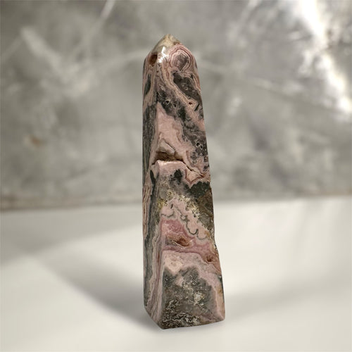 Rhodocrosit obelisk | eksklusiv kvalitet
