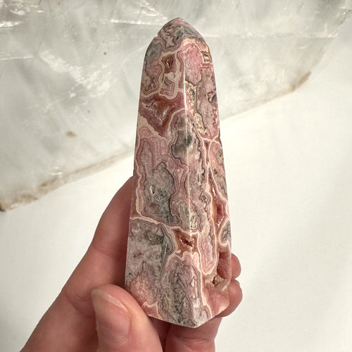 Rhodocrosit obelisk | eksklusiv kvalitet