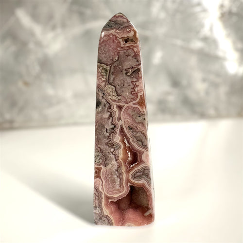 Rhodocrosit obelisk | eksklusiv kvalitet