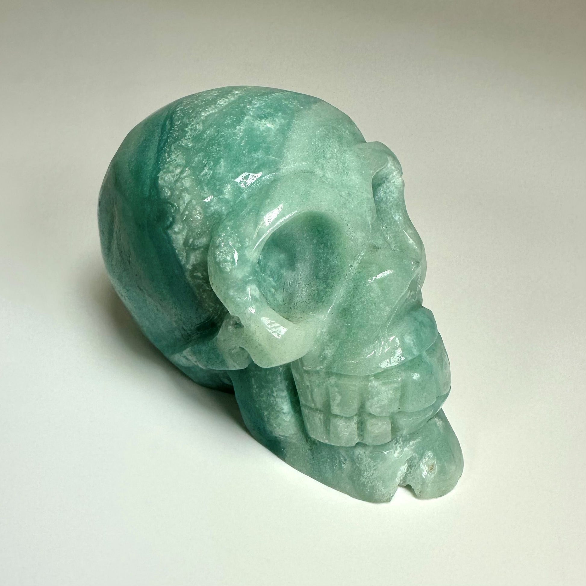 Amazonit skull