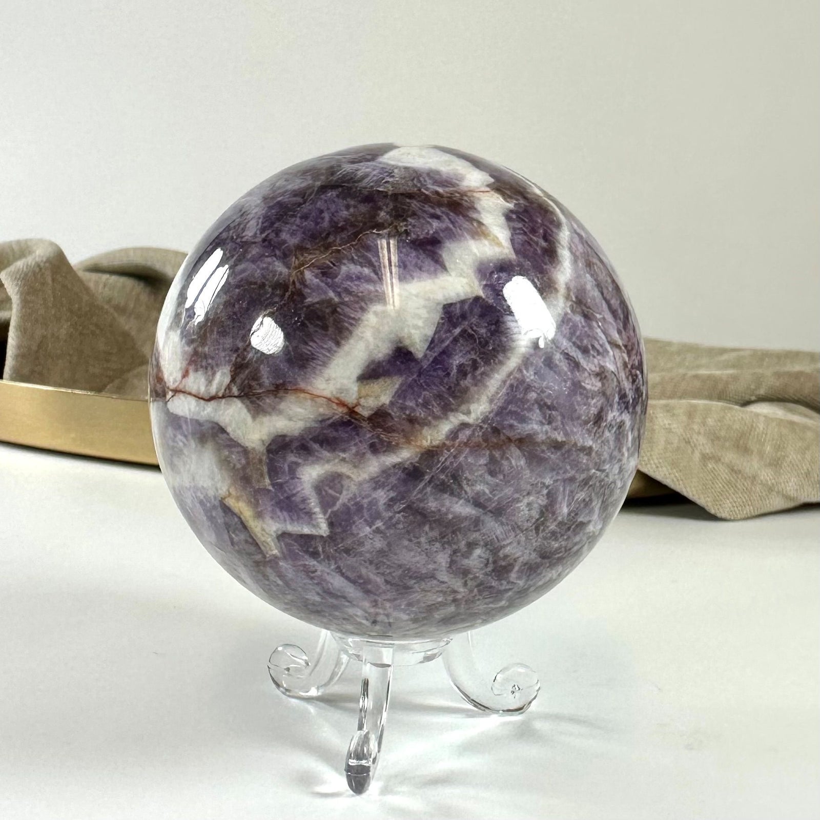 Båndet Ametyst kugle