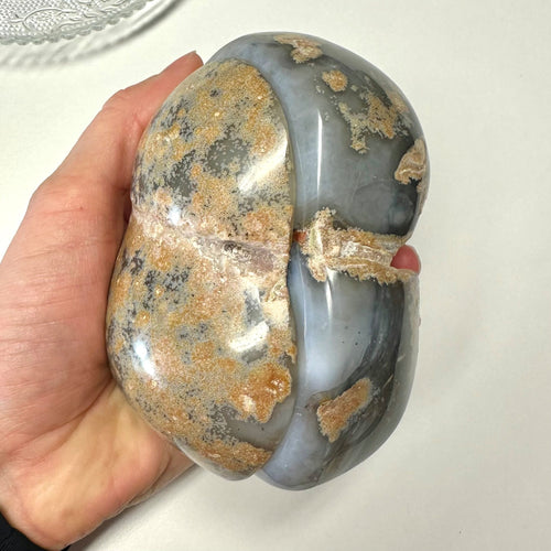 Agat natur geode sæt