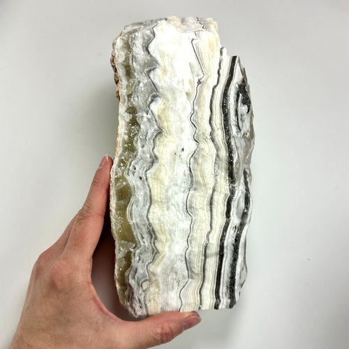 Rå Zebra Calcit