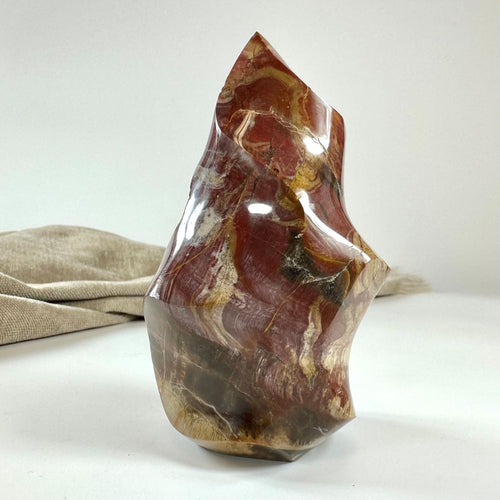 Forstenet træ flamme