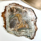 Forstenet træ skive