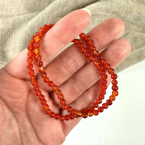 Karneol armbånd