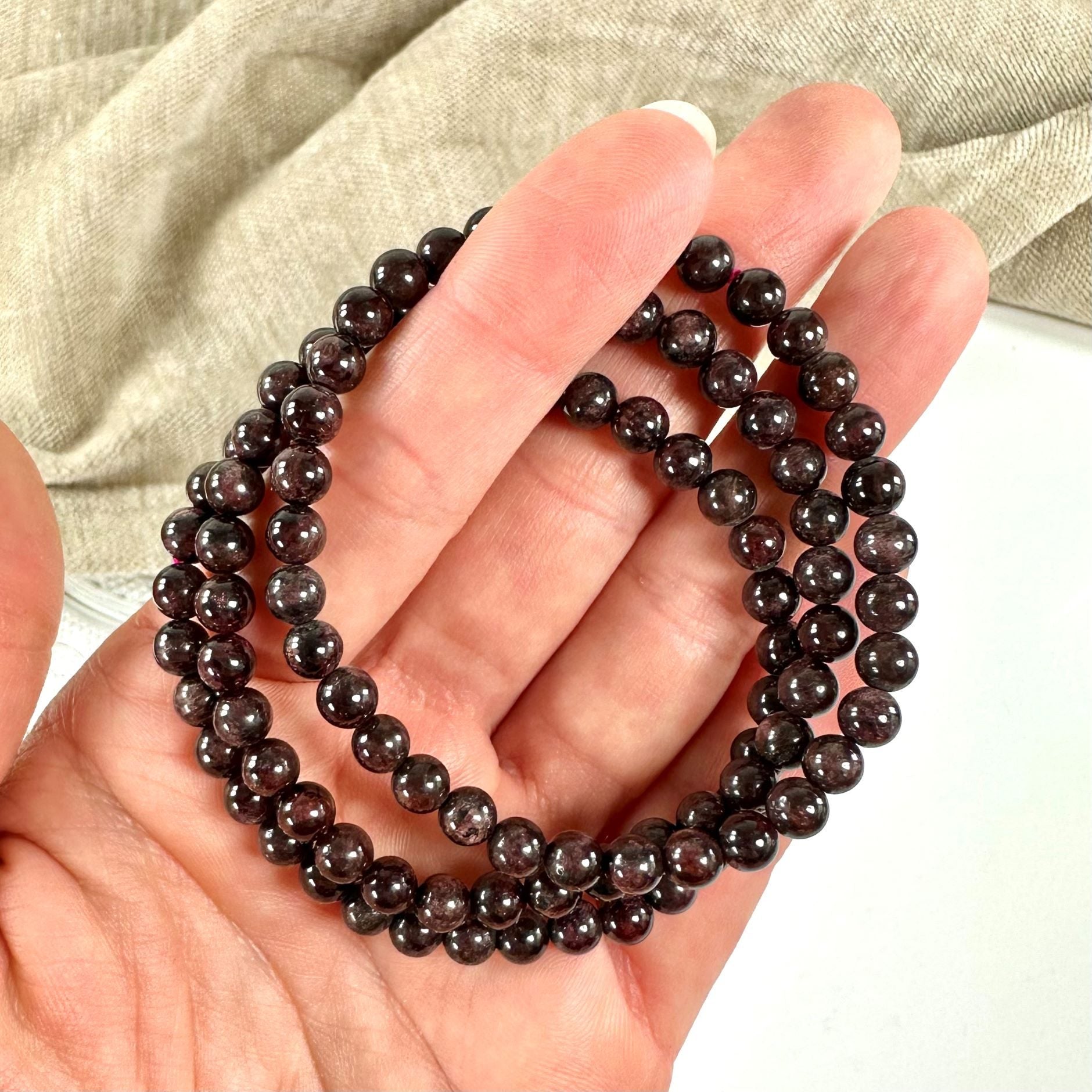 Granat armbånd