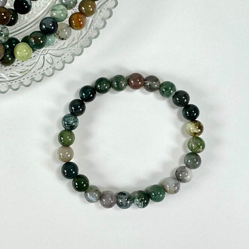 Indisk agat armbånd 8mm