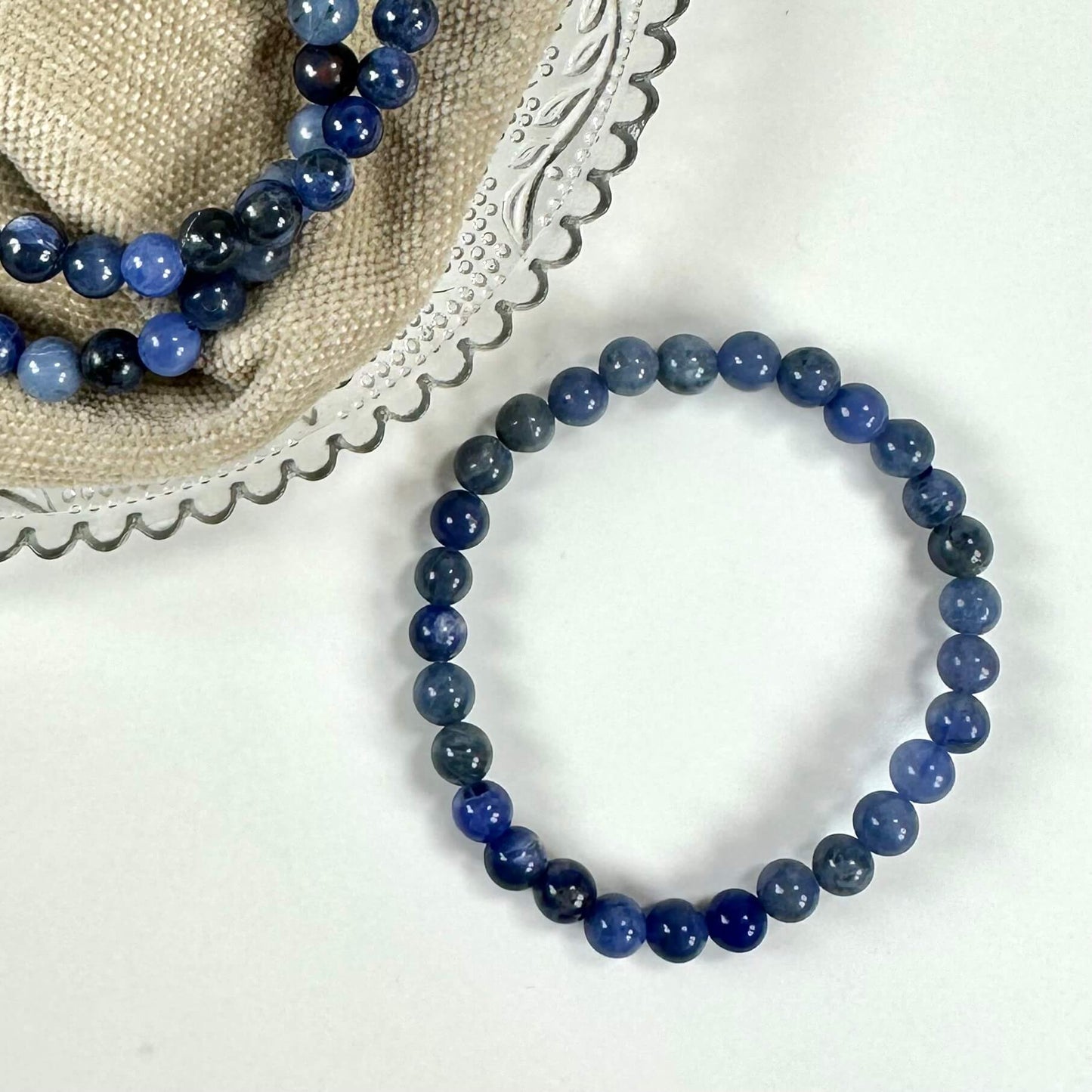 Sodalit armbånd 6mm