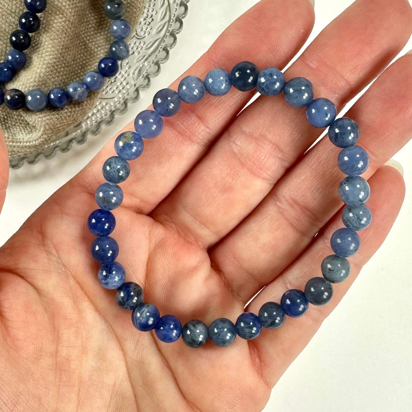 Sodalit armbånd 6mm