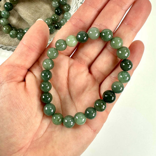 Burma jade armbånd 9mm