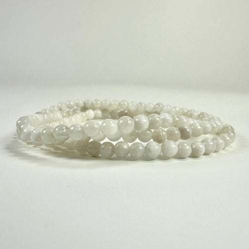 Månesten armbånd 4mm
