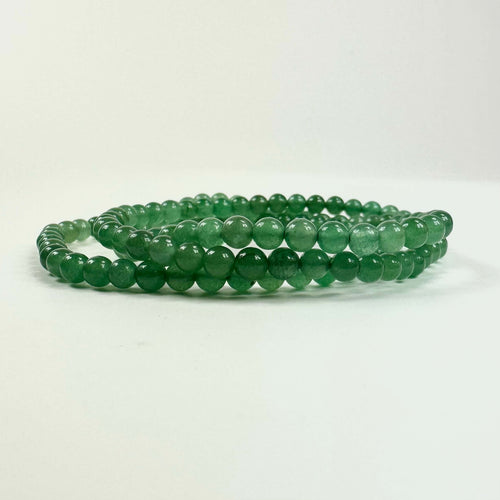 Grøn aventurin armbånd 4mm