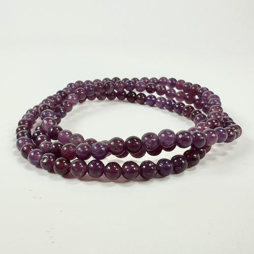 Lepidolit armbånd 4mm