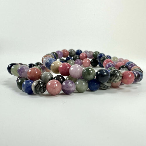 Krystal mix armbånd 6mm