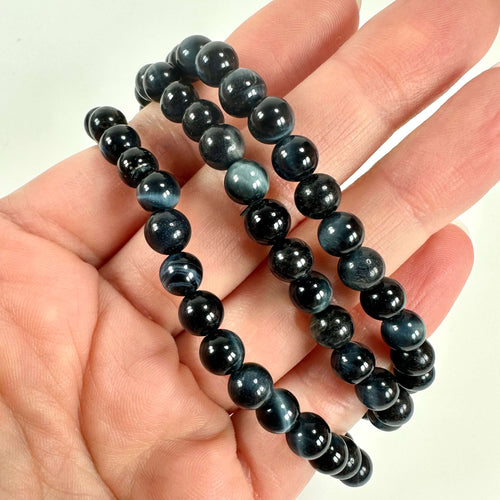 Falkeøje armbånd 6mm