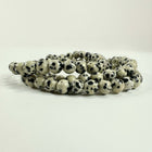 Jaspis dalmatiner armbånd 6mm