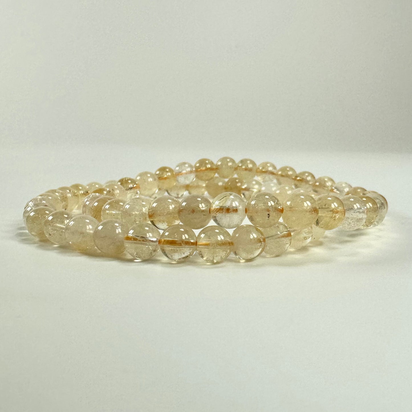 Ægte citrin armbånd 6mm