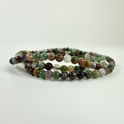 Indisk agat armbånd 4mm