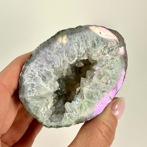 Ametyst aura geode