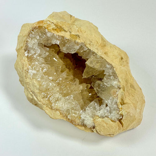Gul calcit geode