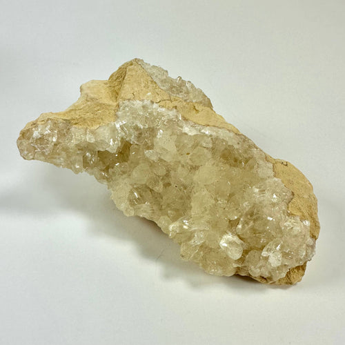 Gul calcit geode