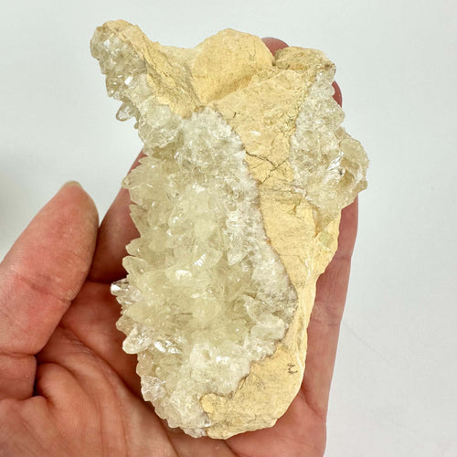 Gul calcit geode