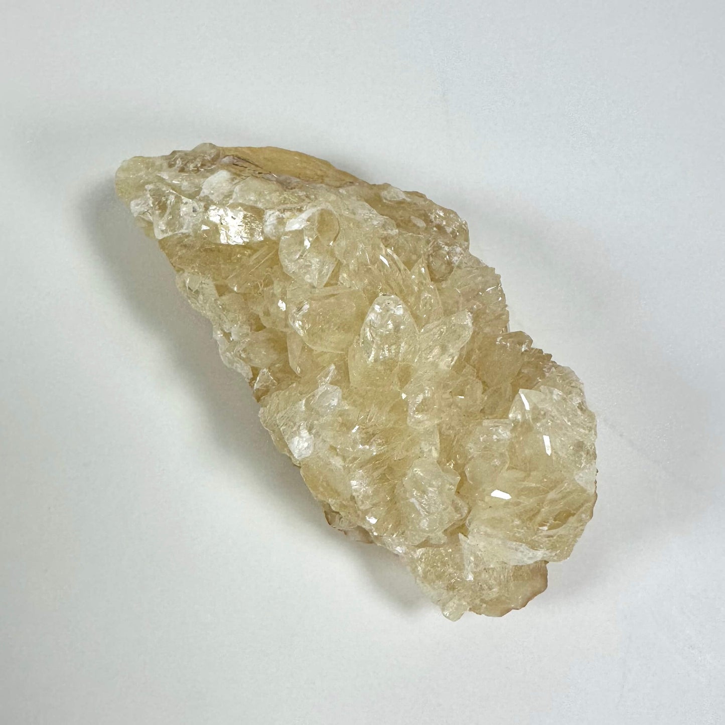 Gul calcit geode