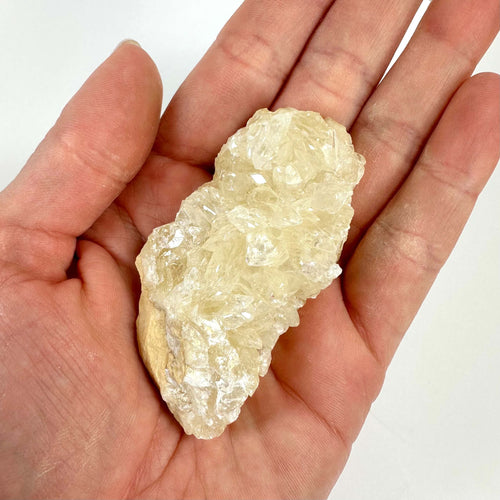 Gul calcit geode