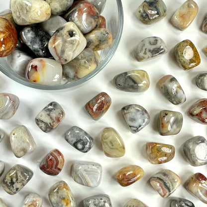 Agat crazy lace lommesten