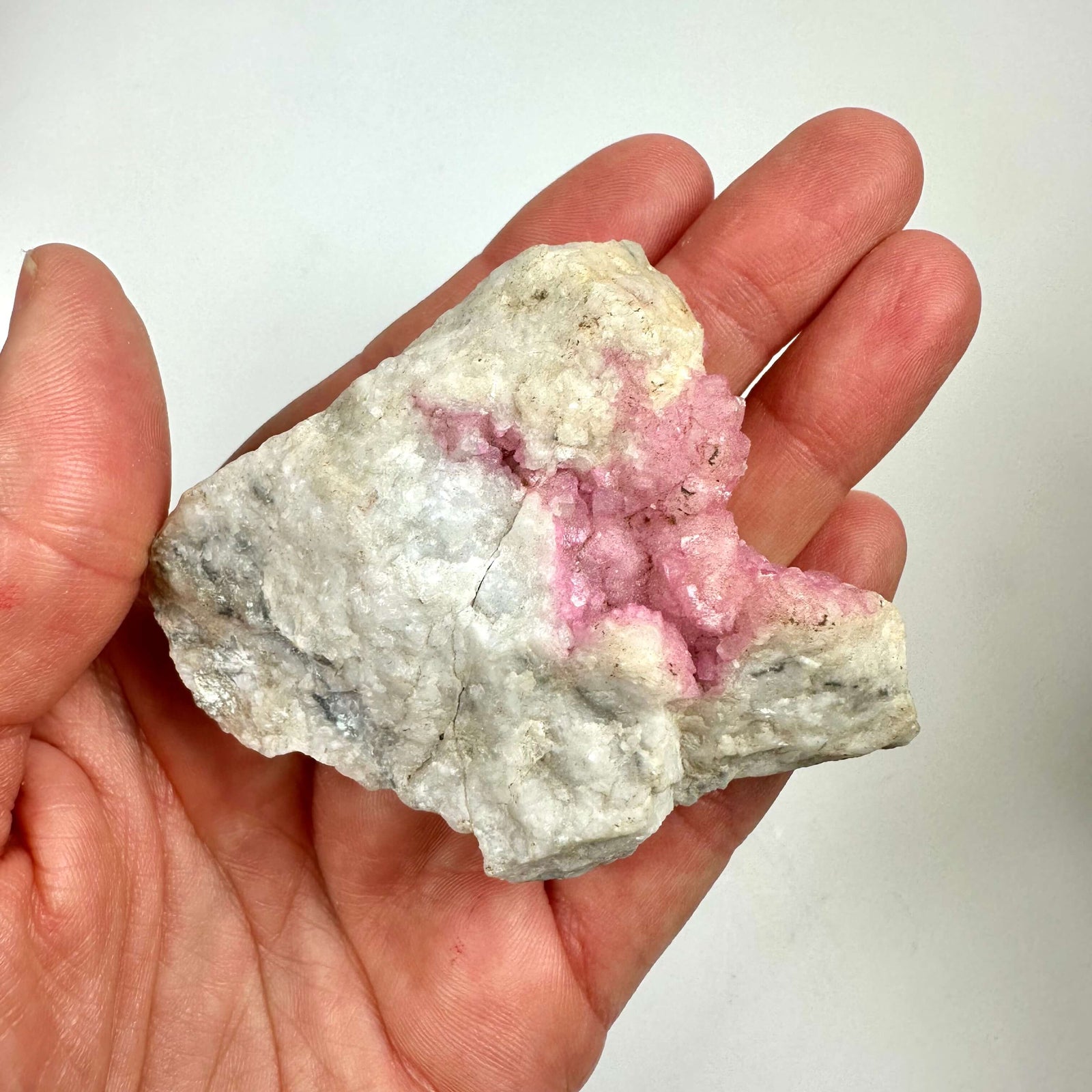 Cobalto calcit klynge