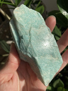 Amazonit rå/poleret