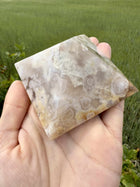 Blomster agat pyramide