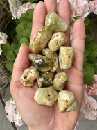 Grøn Granat lommesten