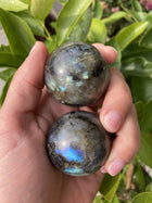 Labradorit kugle