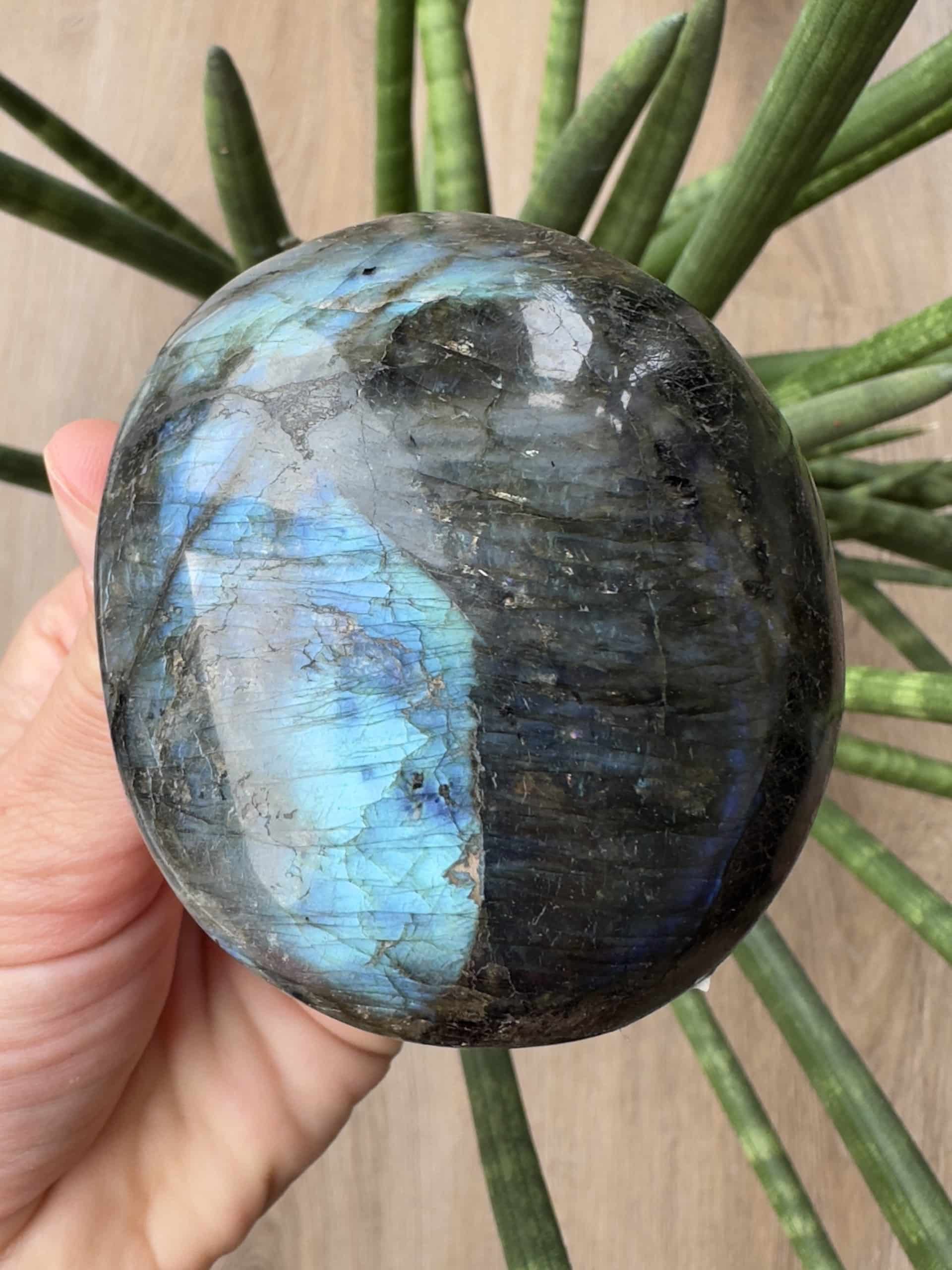Labradorit palmstone