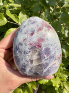 Lepidolit med pink Turmalin free form