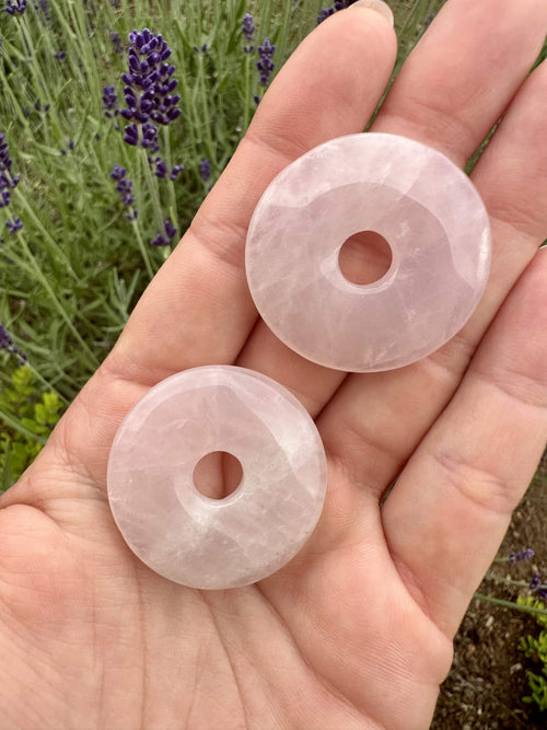 Rosenkvarts donuts