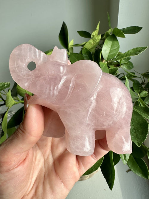 Rosenkvarts elefant