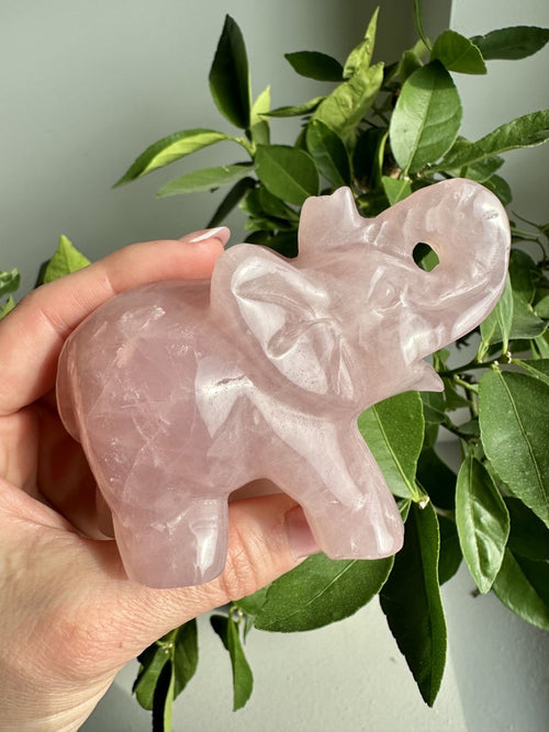 Rosenkvarts elefant