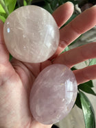 Rosenkvarts palmstone